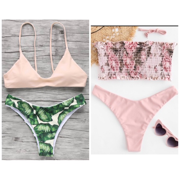 Zaful Other - 2/$30 Zaful High Cut Bikini Bundle